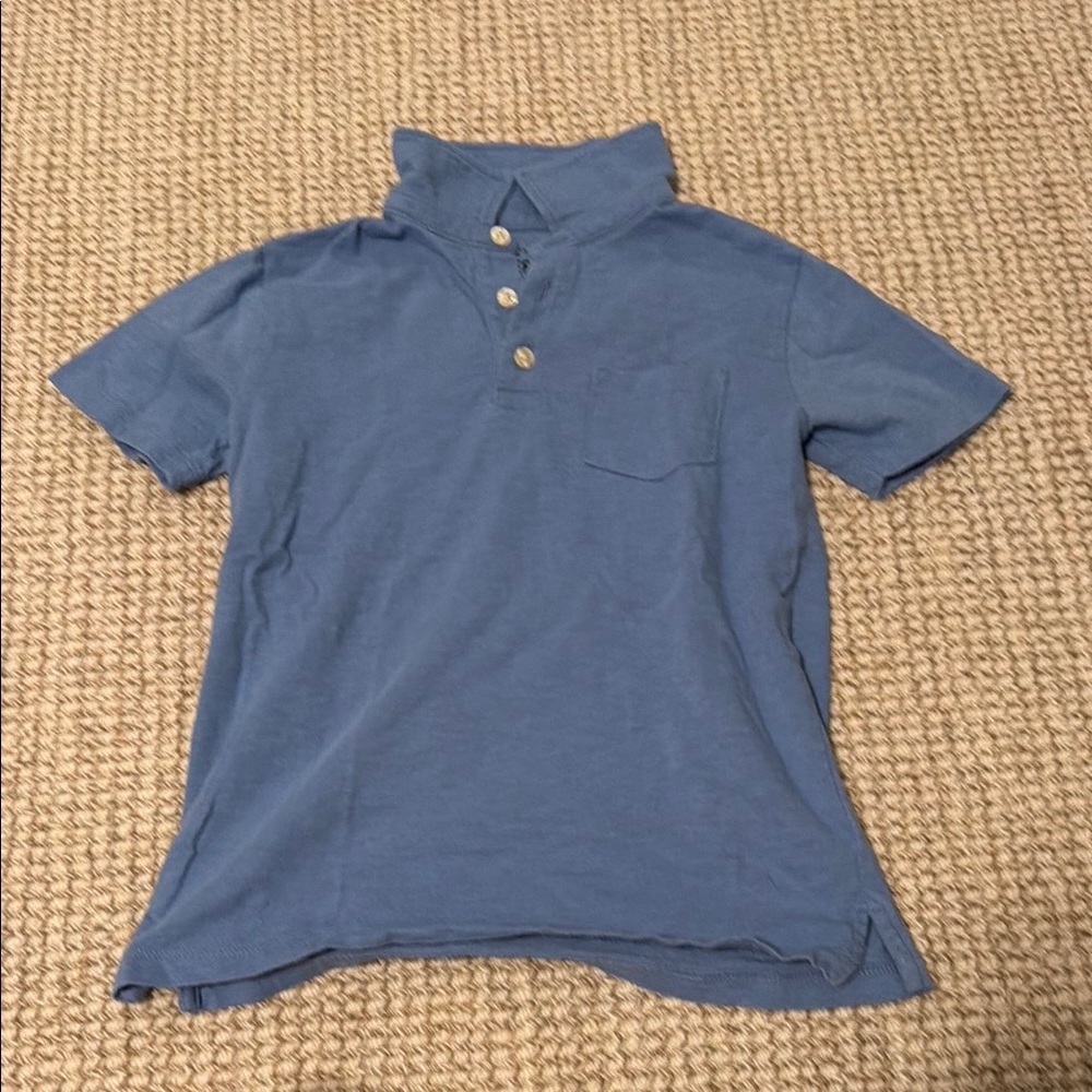 Boys light blue Crewcuts Collard shirt